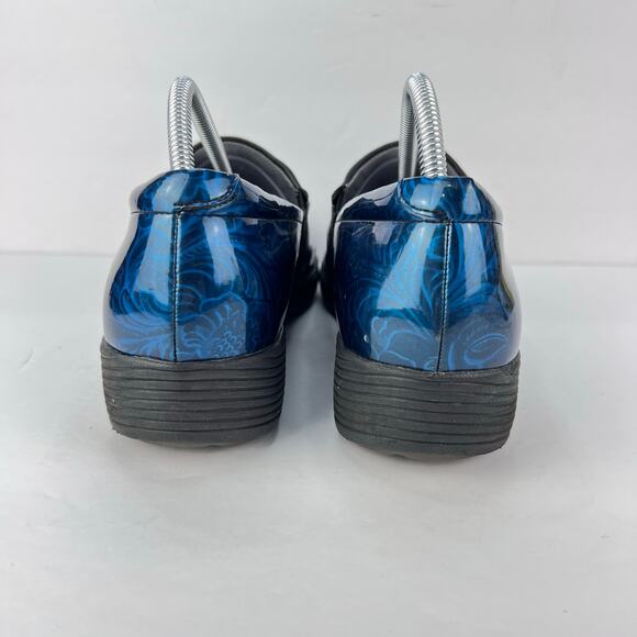 EUC Dansko Work Wonders Women's 42 Blue Nursing Shoes Clogs Slip On lightweight - Picture 6 of 12